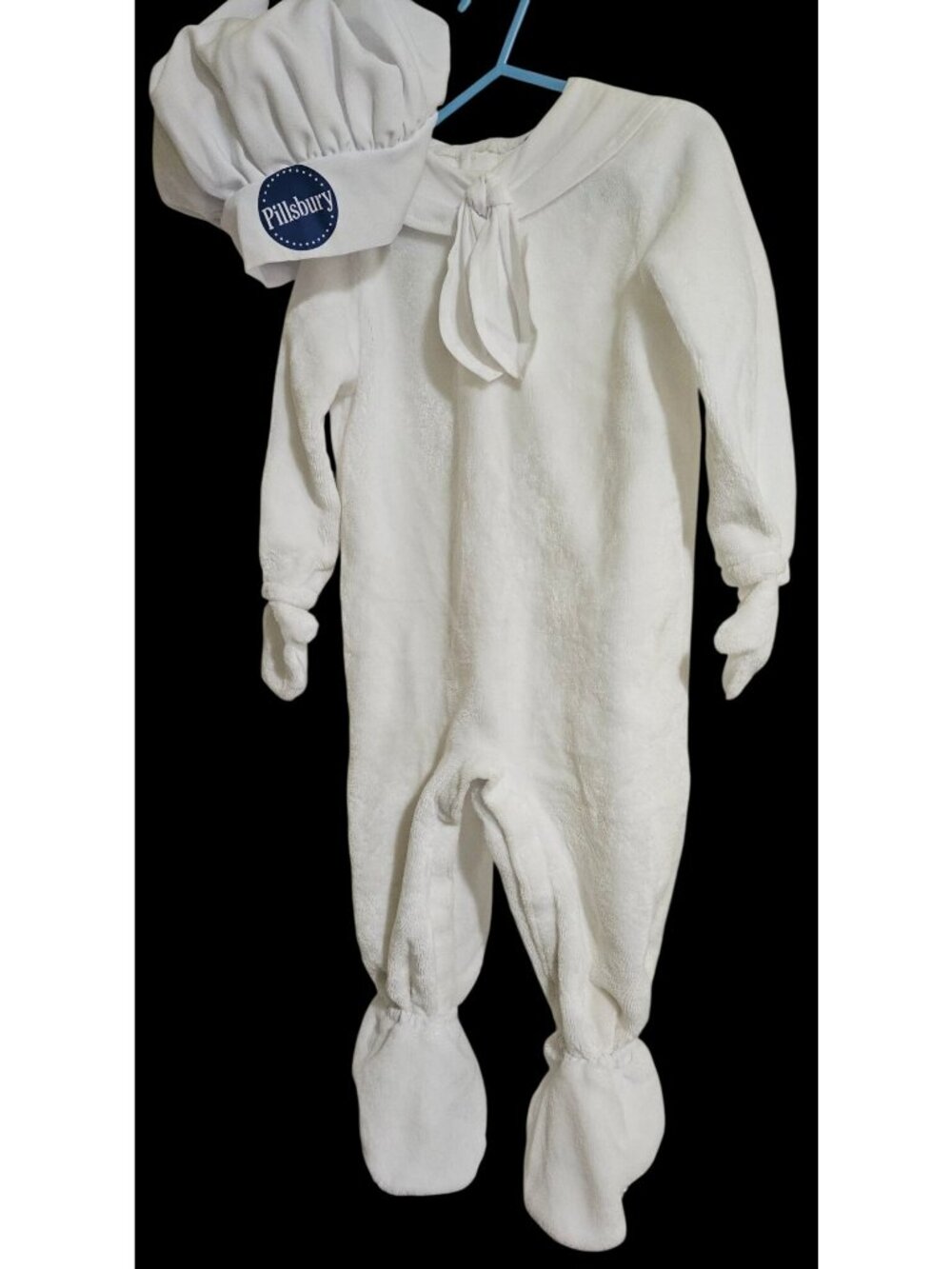 Pillsbury Doughboy Baby Costume 12-24 M Soft Plush Hat Booties Food Halloween